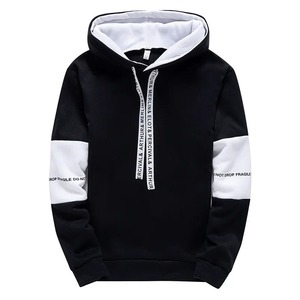 Sweat à capuche décontracté avec impression de lettres pour hommes à manches longues nouveau pull de printemps haut de sport Style Hip Hop sweats à capuche - Product Image 2
