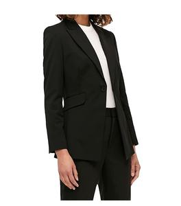 Nouveau classique femmes costume à manches longues confortable respirant 2 pièces décontracté bureau travail femmes affaires smoking costume 2026 - Product Image 5