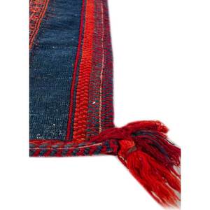 พรมขนสัตว์ทอมือสีน้ำเงิน Nayaab รุ่น Paem-843 สำหรับตกแต่งผนัง ลายแบบนามธรรม - Product Image 4