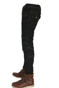 Jeans de vélo pour homme de haute qualité, tissu denim extensible, respirant, séchage rapide, doux, confortable, facile à porter, taille plus, sécurité pour motard - Product Image 2