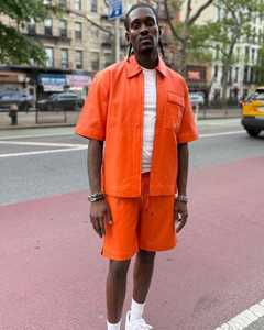 Alta calidad personalizado nuevo diseño ropa de Fin de Semana doble hombres corto verano gimnasio malla deportes personalizado malla pantalones cortos de cuero para hombres conjunto de pantalones cortos - Product Image 5