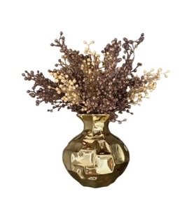 Vase à fleurs en laiton de qualité créative, décorations florales pour la maison, mariage, vase de table pour le salon, prix écologique - Product Image 5