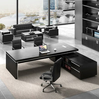Ensemble de chaises de bureau exécutives écologiques OEM E0, bureau du directeur, bureau du PDG, bureau du superviseur, mobilier de bureau, bureau exécutif