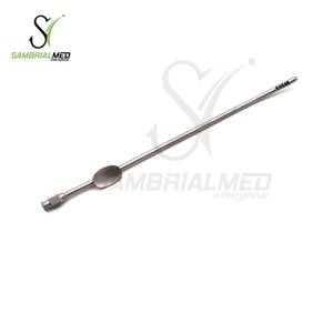 Sonda de Cureta Uterina Novack de Acero Inoxidable de Primera Calidad, 23 cm, 4 mm, Manual, Reutilizable, Autoclavable, Instrumentos Quirúrgicos de Ginecología y Obstetricia - Product Image 3