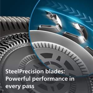 Afeitadora Eléctrica para Hombre, Uso en Seco y Húmedo, Triple Cuchilla, IPX7, Cartuchos de Limpieza Rápida, Recortadora Extraíble, Estuche de Viaje para el Cuerpo - Product Image 4