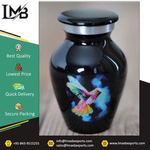 Exportador indio de suministros funerarios de buena calidad, logotipo personalizado, urna conmemorativa para cenizas/urnas de cremación de recuerdo de La India - Product Image 6