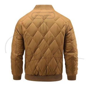 Chaqueta Bomber para Hombre, a la Moda, de Alta Calidad, Ligera, con Cuello Alto, Impermeable, Cortavientos, Personalizable con Logotipo Frontal - Product Image 2