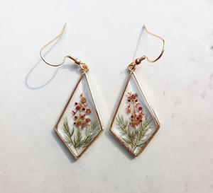 Resin Embroidery <b>Earrings</b> Handmade Stainless Steel Fashion Jewelry for Women Girls Classic Wedding Look High Quality - Product Image 2