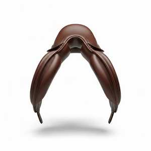 Silla de Montar Inglesa de Cuero Genuino Marrón de Primera Calidad - Silla Ecuestre Profesional para Salto y Eventing - Product Image 4