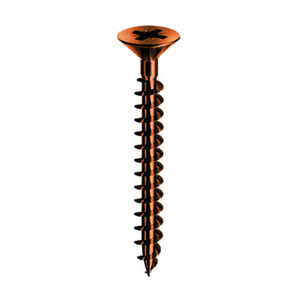Viti per Pannelli Bronzate Testa Piatta 4 X60 (pz.10) - Product Image 1