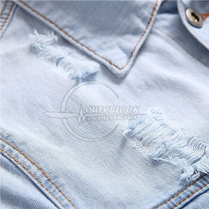 Vente en gros de vestes en jean pour hommes Qualité supérieure Vestes en jean pour hommes fabriquées au Pakistan Conception personnalisée - Product Image 3