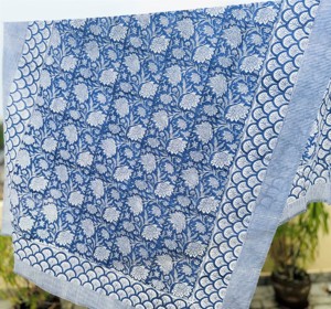 Sarong fait à la main 100% pur coton imprimé fleuri imprimé bloc été mode artisanale Bikinis & Beachwear Wrap 1 pièce - Product Image 1