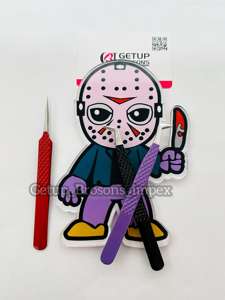 Azulejo de pestañas de Halloween acrílico personalizado sostenible de alta calidad con imán para pinzas de extensión de pestañas azulejo de pestañas personalizado disponible - Product Image 3