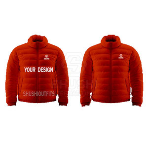 Chaquetas acolchadas hechas a medida para hombre 2025 impermeable cuello levantado logotipo frontal tamaño personalizado alta calidad fabricante de Pakistán - Product Image 5