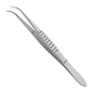 Pinzas de precisión profesionales personalizadas con punta inclinada de agarre antideslizante para uso de bricolaje en salón de laboratorio - Product Image 1