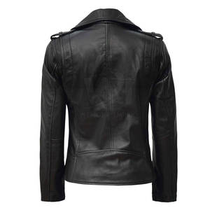 Veste en cuir pour femmes tendance, nouveau style décontracté, coupe-vent, utilisation en extérieur, veste pour femmes - Product Image 2