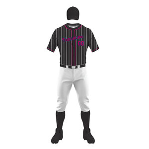 Chemises décontractées de qualité supérieure Maillot d'uniforme de baseball léger par sublimation unisexe - Product Image 2