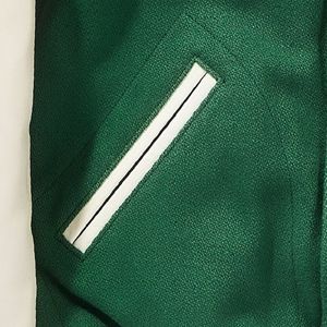 Veste universitaire en laine personnalisée AKA avec manches en cuir véritable, veste de baseball pour hommes et femmes, logos brodés - Product Image 6