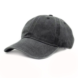 Casquette de baseball 6 panneaux vierge lavée en stock en gros Casquette de baseball souple et vintage avec logo personnalisé acceptable - Product Image 5