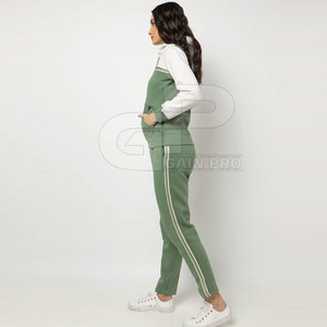 Confortable femmes survêtement athlétique Jogging costume entraînement Fitness tenue porter femmes survêtement sport Jogging ensemble - Product Image 3