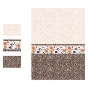 การออกแบบใบสีม่วงและสีชมพูด้วยฐานสีขาวเคลือบมันเคลือบเงากระเบื้องผนังเซรามิก30x45cm - Product Image 3