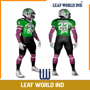 2024 Vêtements d'entraînement de football américain Conception personnalisée Uniforme en gros à manches courtes Technique de sublimation Prix compétitif - Product Image 5