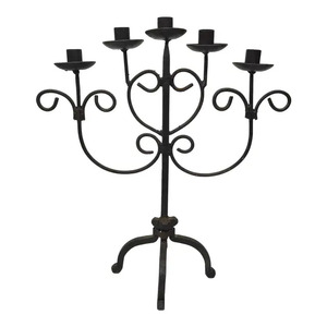 Latest Decorative Iron <b>Candelabra</b> <b>Black</b> Finished for Wedding Christmas Living Room Interior Decorations Eco-Friendly - Product Image 3