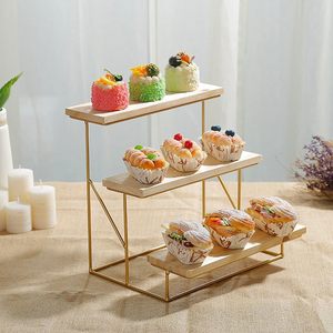 3-Tier Wooden <b>Cake</b> Holder <b>Stand</b> Multi-Purpose Pastry Serving Tray for Wedding Dessert Display Home Decor Pastry <b>Stand</b> - Product Image 5