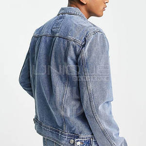 แจ็กเก็ตยีนส์แขนยาวของผู้ชายเสื้อแจ็คเก็ตยีนส์สำหรับฤดูหนาวสินค้าผลิตใหม่ - Product Image 4