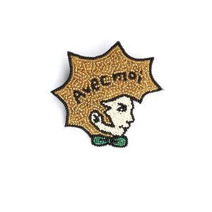 Meilleure qualité nouveau Design broches de fil de lingot en gros broches de fil de lingot à bas prix belle mode broche perlée #0075 - Product Image 6