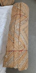 Tapis de cuisine en jute tressé naturel lavable et antidérapant abstrait moderne Tapis de sol écologique non toxique Ensembles de tapis de cuisine - Product Image 6