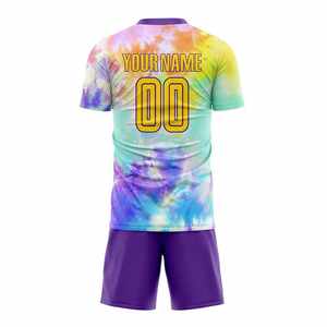 Último Estilo Uniforme de Fútbol Personalizado para Hombre Sublimado Suministro Directo de Fábrica Camiseta de Fútbol con Impresión por Sublimación - Product Image 3