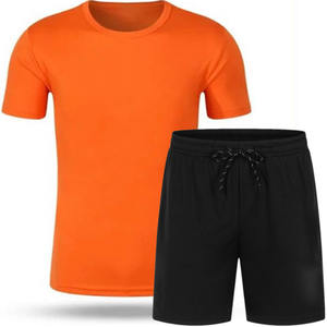 Ensemble short d'été de survêtement pour homme Ensemble de survêtement court bleu personnalisé Costume de survêtement à la mode pour homme - Product Image 4