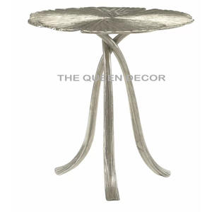 Nuevo diseño de aluminio, latón, antiguo, crudo, mesa auxiliar superior, muebles modernos con acento mínimo, sala de estar para el hogar - Product Image 5