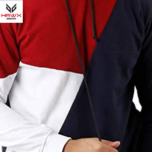 Léger séchage rapide hommes pull à capuche mode impression hiver saison polaire tissu doublé solide brodé ODM en gros pour - Product Image 5