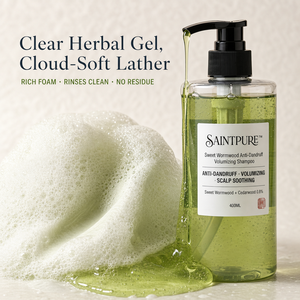 Shampooing Volumisant Anti-Pelliculaire à l'Armoise Douce OEM 400ml, Apaisant le Cuir Chevelu au Cèdre, Sans Sulfate, Marque Privée, Vente en Gros - Product Image 6