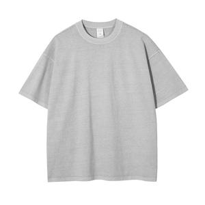 T-shirt vintage pour homme en spandex/polyester de haute qualité, lavage à l'eau noire, manches courtes, séchage rapide, 120g, personnalisation en gros - Product Image 4