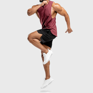 Dernier débardeur pour la course à pied, débardeur ajusté sublimé pour homme, nouveau débardeur de fitness imprimé personnalisé - Product Image 3