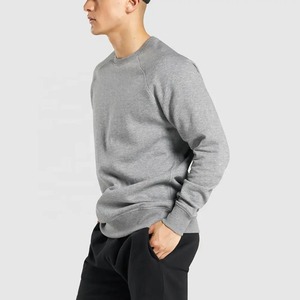 Collar GSM 100% algodón de gran tamaño logotipo personalizado hombros hombres Stand Collar sudadera - Product Image 3