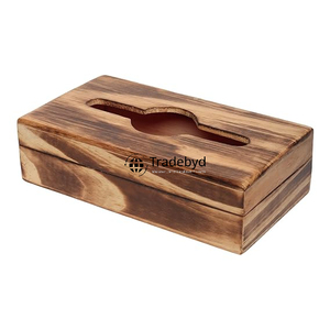 Boîte à mouchoirs en bois de luxe artisanale, motif floral gravé, qualité supérieure pour la salle à manger, décoration d'espace de vie, Tradebyd - Product Image 2