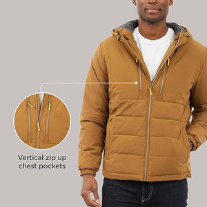 แจ็กเก็ตขนเป็ดน้ำหนักเบาสำหรับผู้ชายแจ็กเก็ตขนเป็ดกันน้ำสินค้ามาใหม่ล่าสุด - Product Image 3