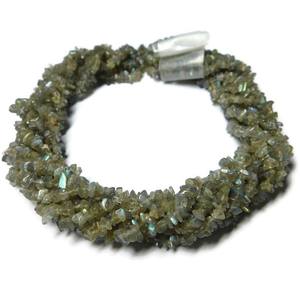 Perles de Labradorite Naturelles en Forme de Pierres Précieuses en Vrac, Brins de 3 à 5mm, Vente en Gros de Perles de Forme Irrégulière pour la Fabrication de Bijoux - Product Image 4