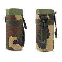 Usine personnalisée extérieur tactique bouteille d'eau ensemble chasse Cs Molle Camouflage bandoulière bouilloire étui