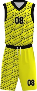 Fournisseur en gros de maillots de basket-ball à sublimation tendance, 100% polyester, uniformes d'équipe personnalisés de haute qualité - Product Image 2