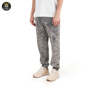 Personnalisable Hommes Lourd Acide Lavage Joggers Respirant & Confortable Toile Gym Porter Tissage Vintage Style - Product Image 2