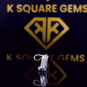 Colgante de Moissanita Personalizado con Letra para Niños y Hombres, Diseño de Hielo en Plata de Ley 925, Pasa el Test de Diamantes - Product Image 4