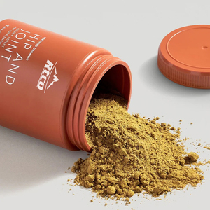 Tùy chỉnh chất lượng cao cấp thực phẩm HDPE chai nhựa 350ml 14oz 160 nhai dinh dưỡng vật nuôi vitamin bột Jar với vít cap - Product Image 1