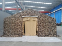 Tente de campagne gonflable robuste et imperméable pour secours en cas de catastrophe, abri de commandement gonflable à déploiement rapide, tente pneumatique