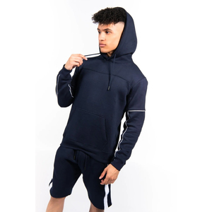 Conjunto de Verano Suave, Pantalones Cortos y Sudadera con Capucha, 100% Algodón, Transpirable, Ligero, Ropa Deportiva Urbana, Fabricante OEM de Marca Privada - Product Image 5