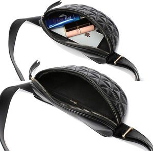 Riñonera de cuero PU personalizada para mujer, bolso de cintura con logotipo personalizado - Product Image 2